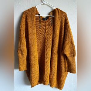 Orange + black cardigan | FOREVER21 | women’s L
